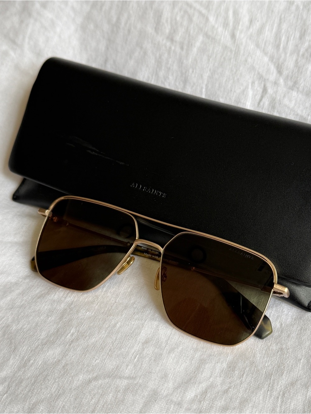 All Saints Swift Square Aviator Sunglasses
